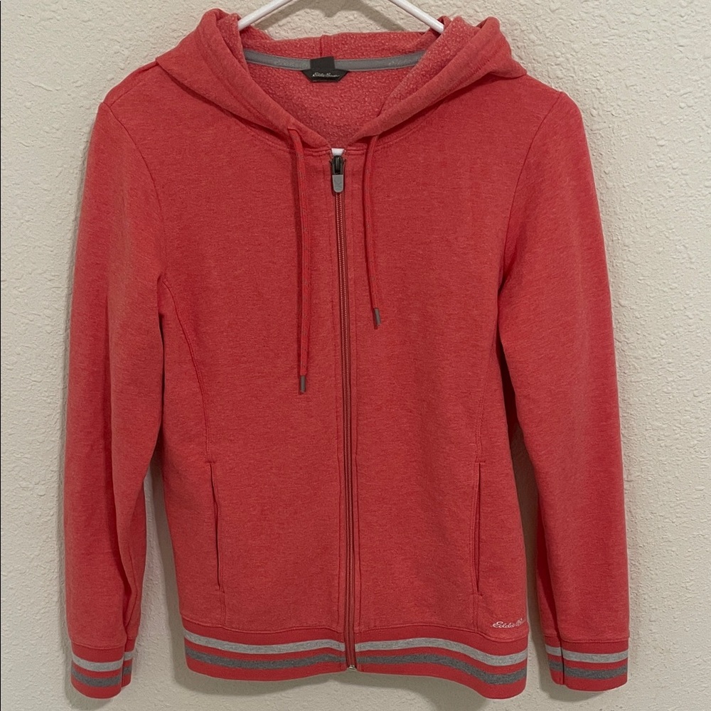 Eddie Bauer Coral Zip-Up Hoodie